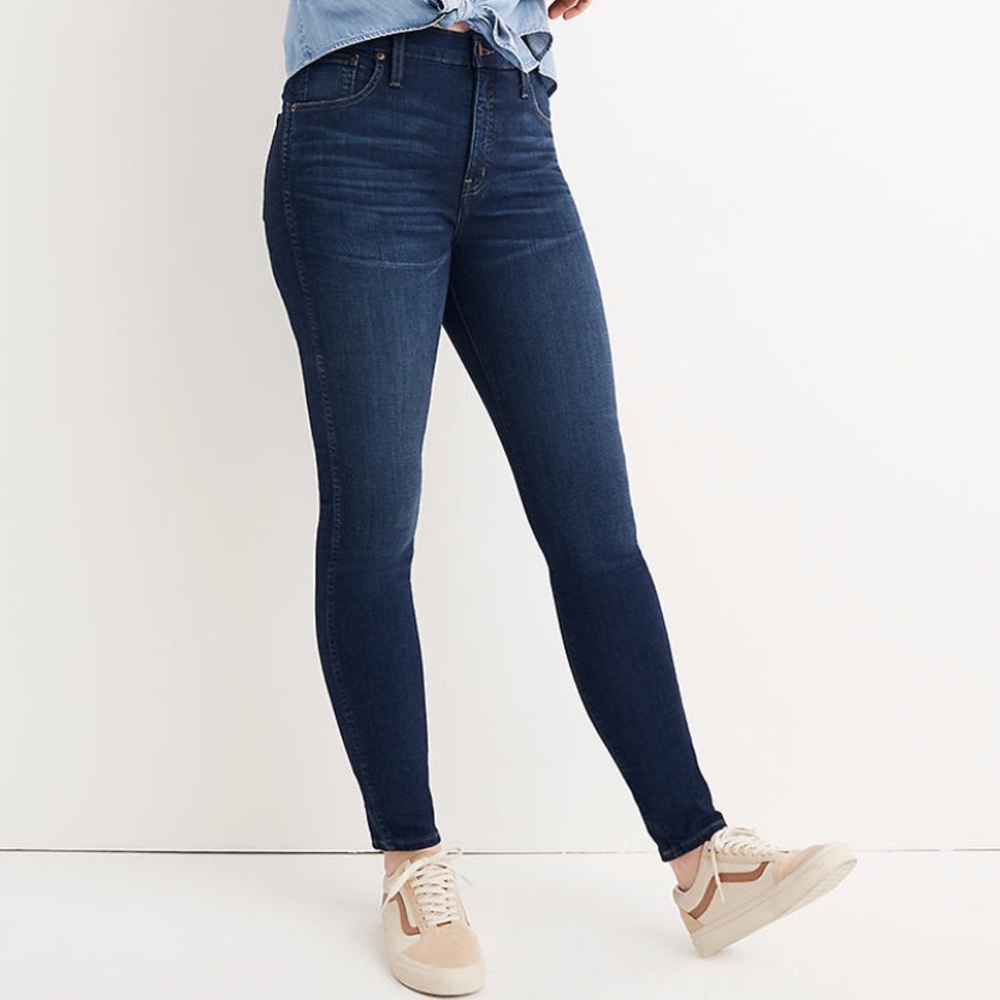 NWT Madewell 10” high rise skinny sz 29 dark wash